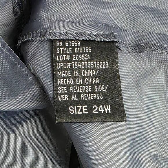 SLNY Black Grey Sequined Cocktail Dress Women’s 24W - Picture 9 of 10